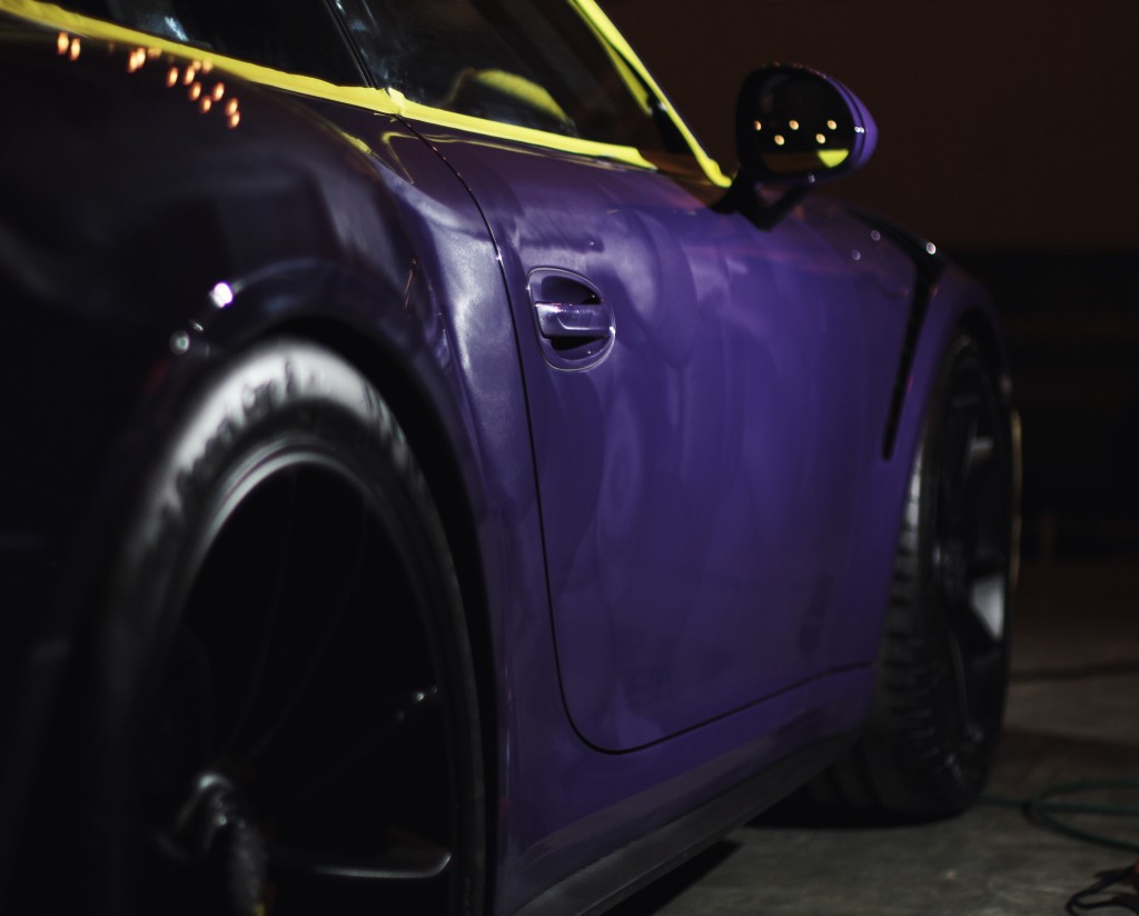 Porsche 991 GT3 GT3RS RS 311RS UV Ultra Violet Girots Garage Carsmotology detail