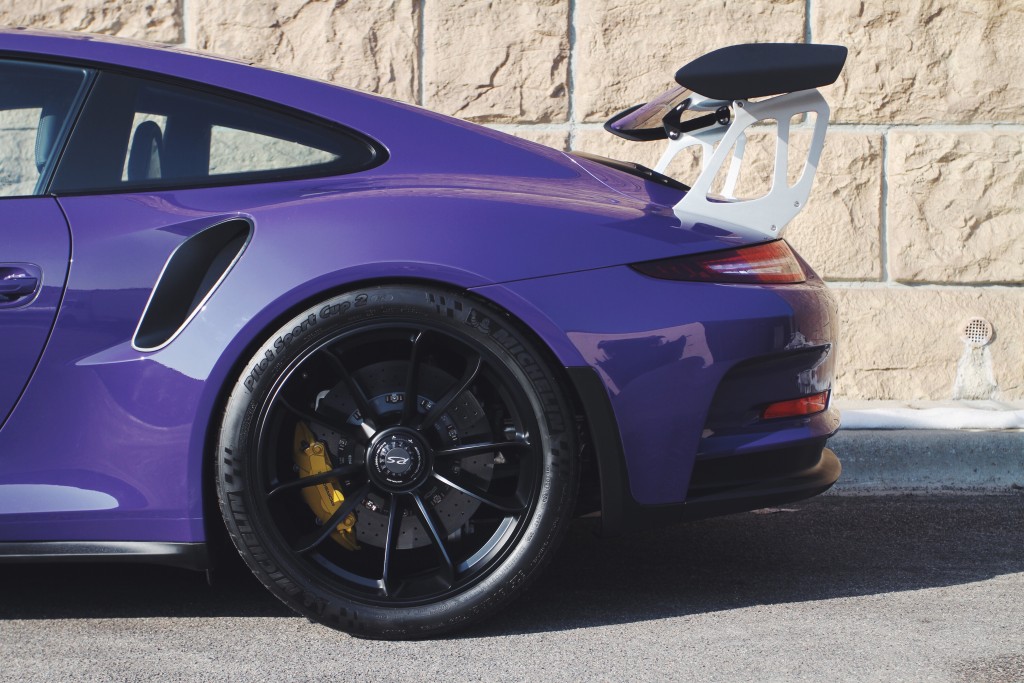 Porsche 991 GT3 GT3RS RS 311RS UV Ultra Violet Girots Garage Carsmotology detail clear bra Xpel alignment corner balance