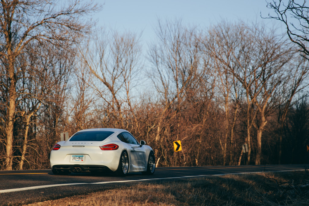 311RS 2015 Porsche 981 Cayman S White BBS E88 Michelin Pilot Sport Cup 2 JRZ Suspension RS2 Akrapovic exhaust Girodisc brake rotors