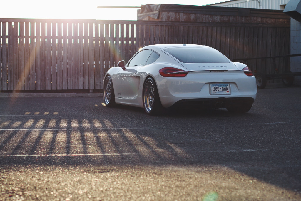 2015 Porsche 981 Cayman S BBS E88 Michelin Pilot Sport Cup 2 311RS Akrapovic JRZ RS2 Suspension Girodisc rotors white