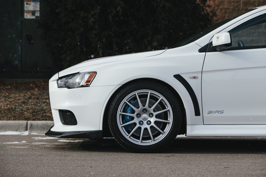 311RS Mitsubishi Lance Eveolution Evo #09 winter setup michelin tires Xice XI3