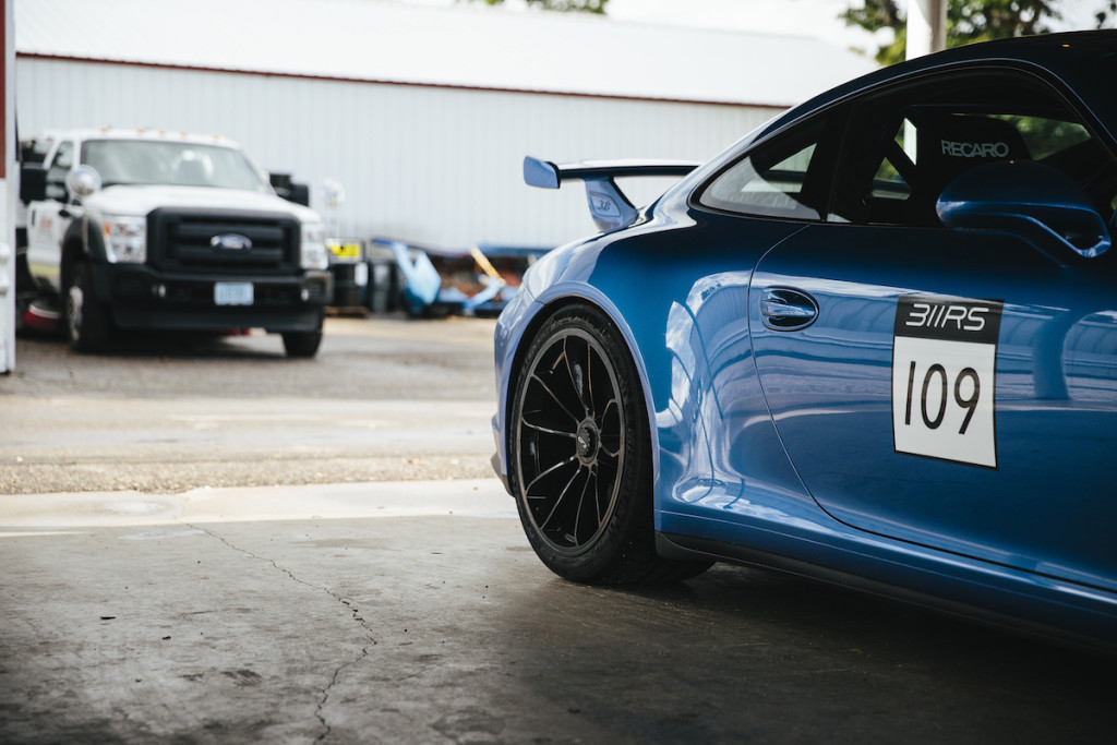 311RS Porsche at BIR by Peter Lapinski 997 GT3 Ryan Gates Sapphire Blue 991