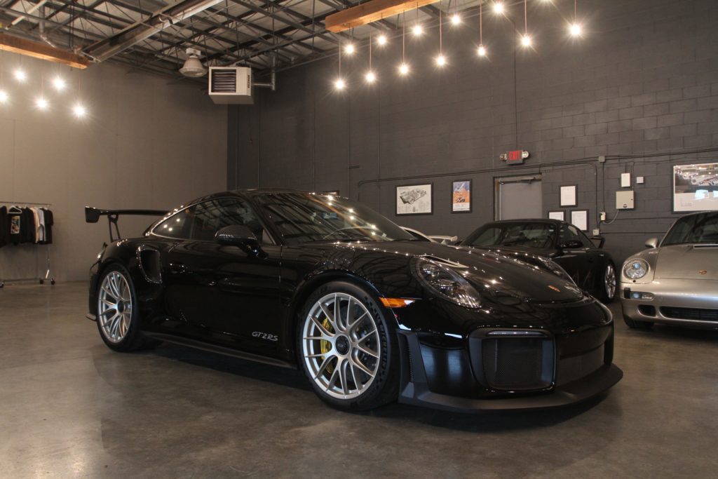 Porsche GT2RS at 311RS HQ 911 991 GT2 RS Weissach Black Gold MAgnesium Satin White Gold metallic BBS Michelin Pilot Sport Cup 2R tire Manthey Racing water tank exhaust titanium roll bar