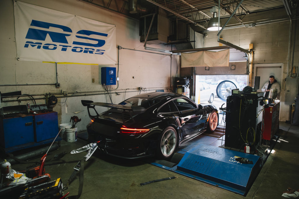 Porsche 911 GT2RS 311RS Peter Lapinski Mustang dyno RS Motors GT2 Mn Minnesota Burnsville Michelin Pilot Sport Cup 2 SportCup2R black 991 991.2 GT3 GT3RS