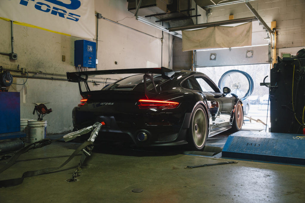 Porsche 911 GT2RS 311RS Peter Lapinski Mustang dyno RS Motors GT2 Mn Minnesota Burnsville Michelin Pilot Sport Cup 2 SportCup2R black 991 991.2 GT3 GT3RS