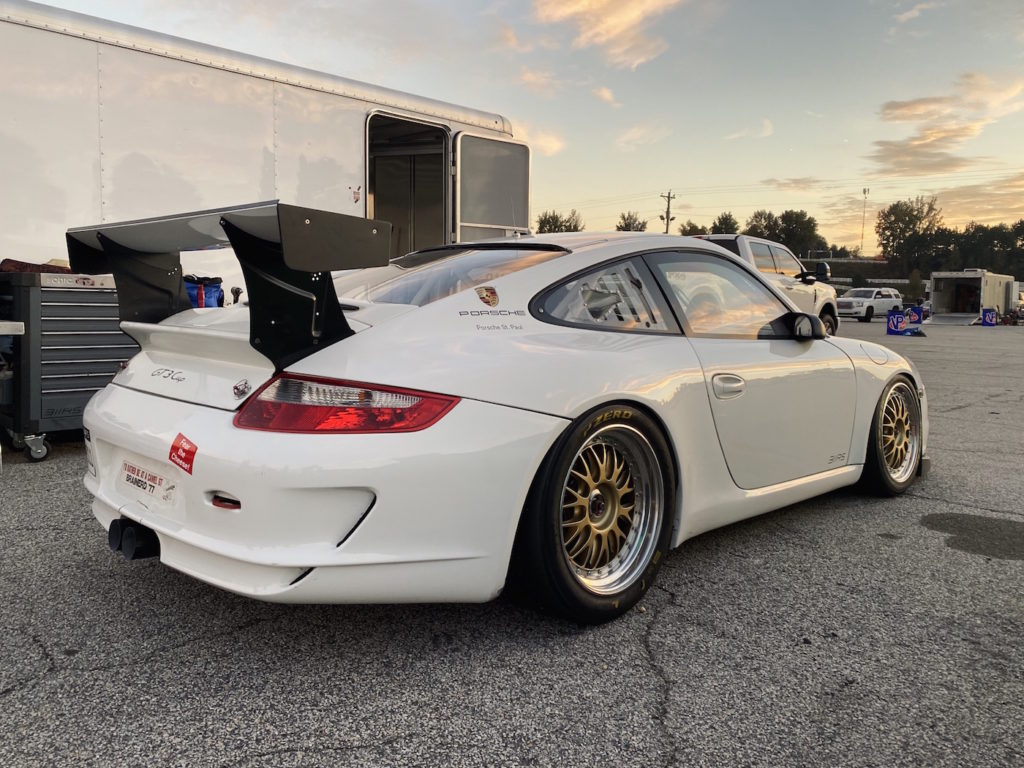 2008 311RS Motorsport Porsche 911 GT3 Cup Ryan Gates Road Atlanta sunset BBS E88