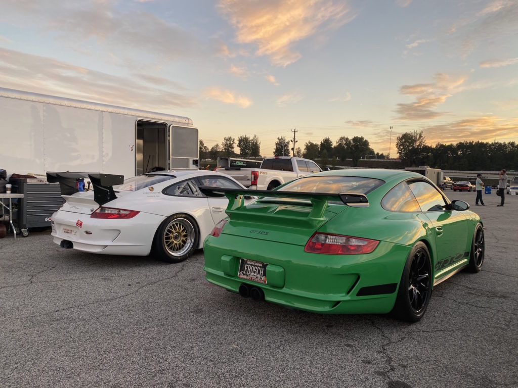 2008 311RS Motorsport Porsche 911 GT3 Cup Ryan Gates Leh Keen Green GT3RS Road Atlanta